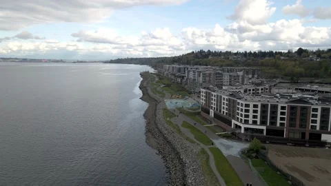 Beach Front Apartment Complexes 動画素材 184320649