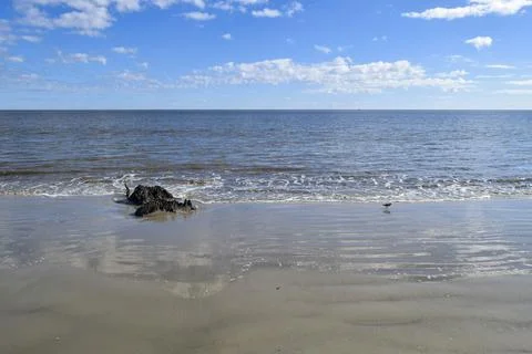Beach front Foto stock
