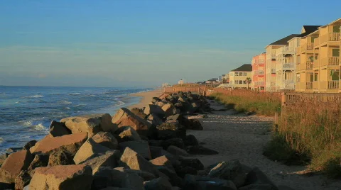 Beach Front properties Video stock 665032
