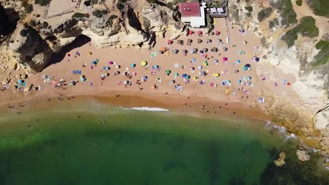 Beach frpom same point Video stock 139392522