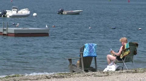 Beach fun (3 of 15) Stock Footage 19670847