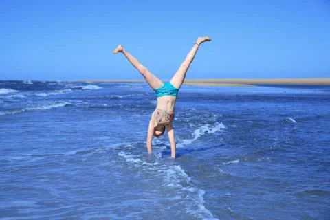 Beach fun Stock Photos