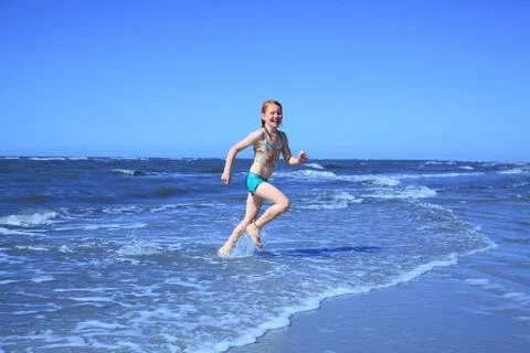 Beach fun Stock Photos