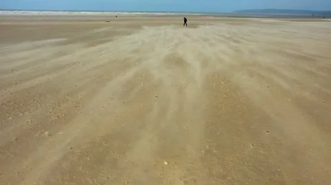 Beach gale 03 Video stock 12374568