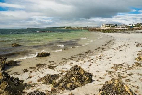 Beach in galway 스톡 사진