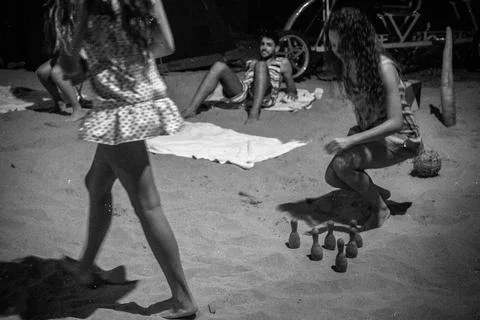 Beach games Fotos de archivo