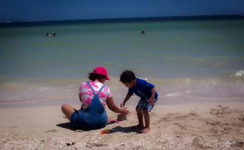 Beach games 스톡 사진