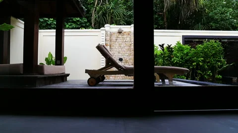 Beach garden 스톡 동영상 42120415