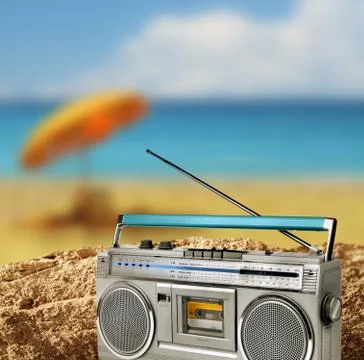 Beach gear 스톡 일러스트