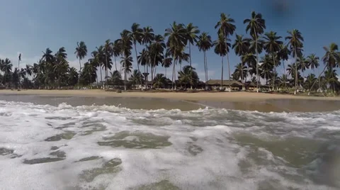 Beach in Ghana Vídeo Stock 34045655
