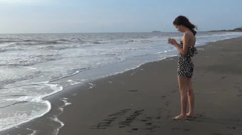 Beach Girl Stock-Footage 23578037