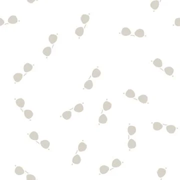 Beach glasses frame glyph vector seamless pattern 스톡 일러스트