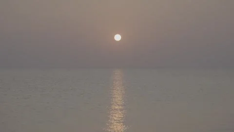 Beach golden sunset time lapse 스톡 동영상 310449683