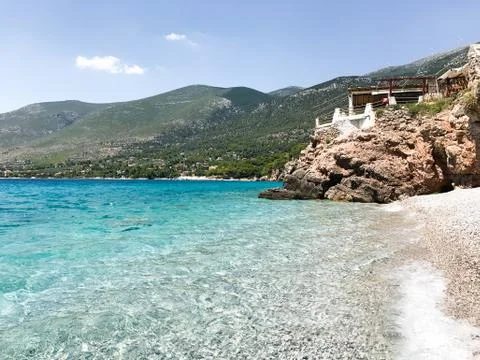Beach in Greece Stock Photos