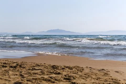 Beach in Greece Stock Photos