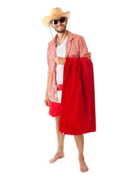Beach guy Stock Photos