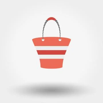 Beach handbag Stock Illustration