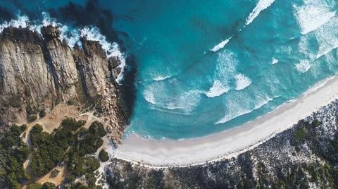 Beach headland Stock Photos