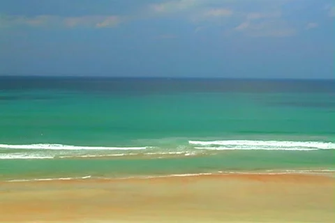 Beach High View Vídeo Stock 158029