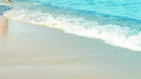 Beach holiday and tropical sea 4 Stock Footage