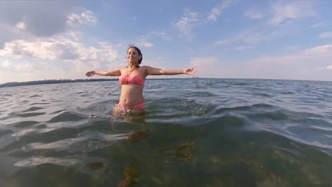 Beach holiday. Stock Footage 264808470