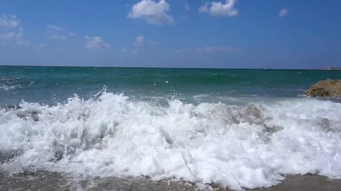 Beach holidays in Cyprus Stock Footage 126091796