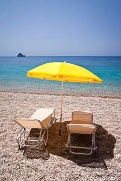 A beach holidays Stock Photos