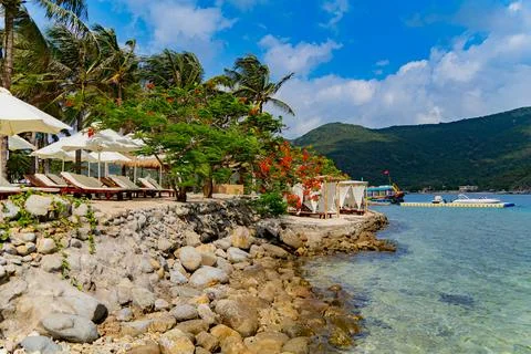 Beach holidays. 스톡 사진
