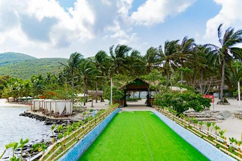 Beach holidays. 库存照片