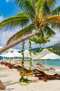 Beach holidays. 스톡 사진