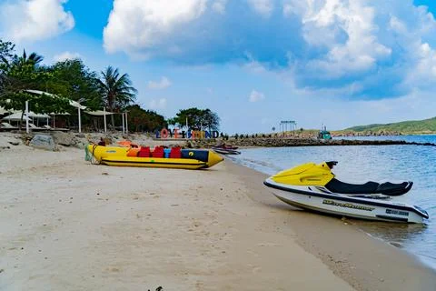 Beach holidays. 스톡 사진
