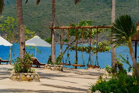 Beach holidays. Foto stock
