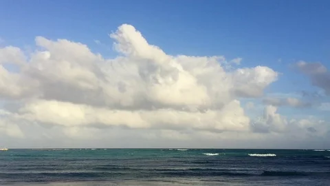 Beach Horizon Stockbeeldmateriaal 102238780