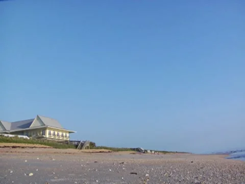 Beach House 1 Stock Footage 8694423