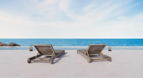 Beach house 13 Stock Illustration