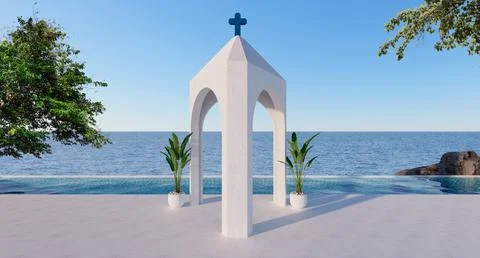Beach house 16 Illustrazione stock