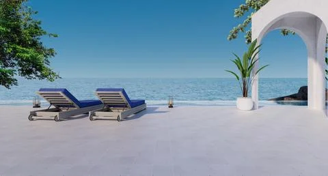 Beach house 17 Stock Illustration