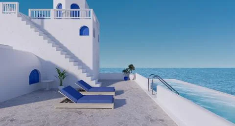 Beach house 18 Stock Illustration