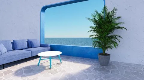 Beach house 23 Stock Illustration