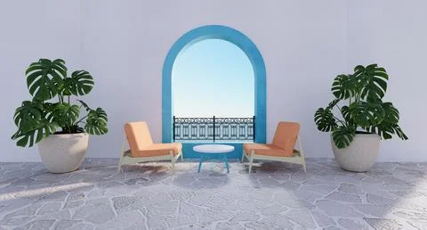Beach house 24 Stock Illustration
