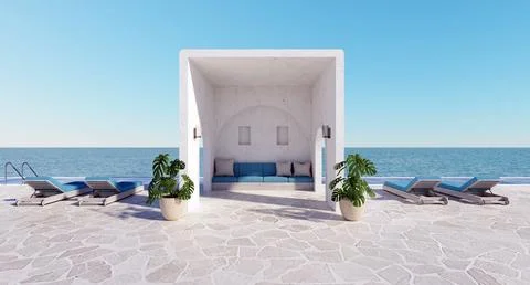 Beach house 25 Stock Illustration