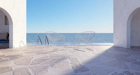 Beach house 29 Illustrazione stock