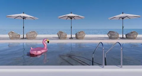 Beach house 31 Stock Illustration