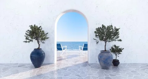 Beach house 5 Illustrazione stock