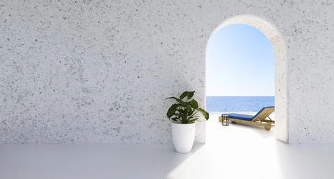 Beach house 6 Stock Illustration