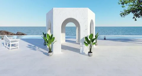 Beach house 8 Stock Illustration