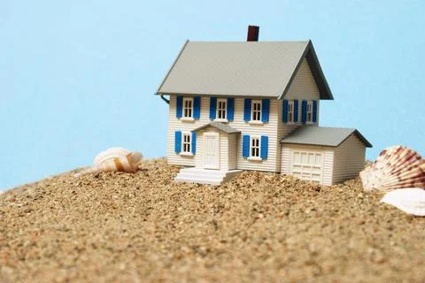 Beach House Concept Stock Photos