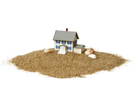 Beach House Concept Stock Photos