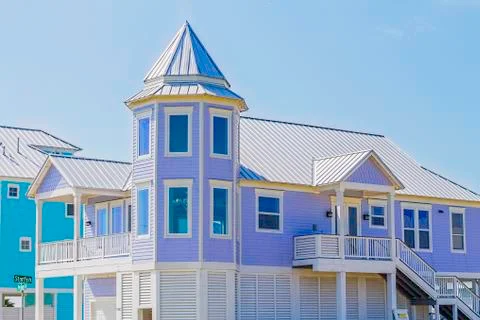 Beach house Stock Photos