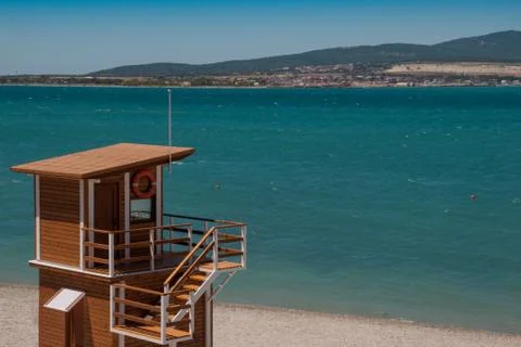 Beach house Stock Photos